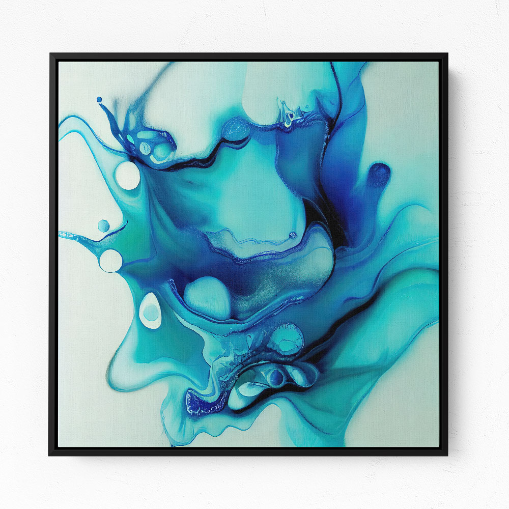 Light top blue artwork